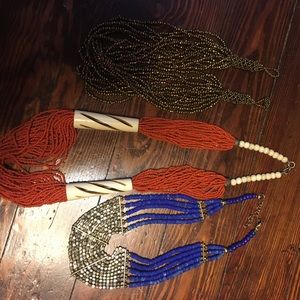 Beaded necklaces